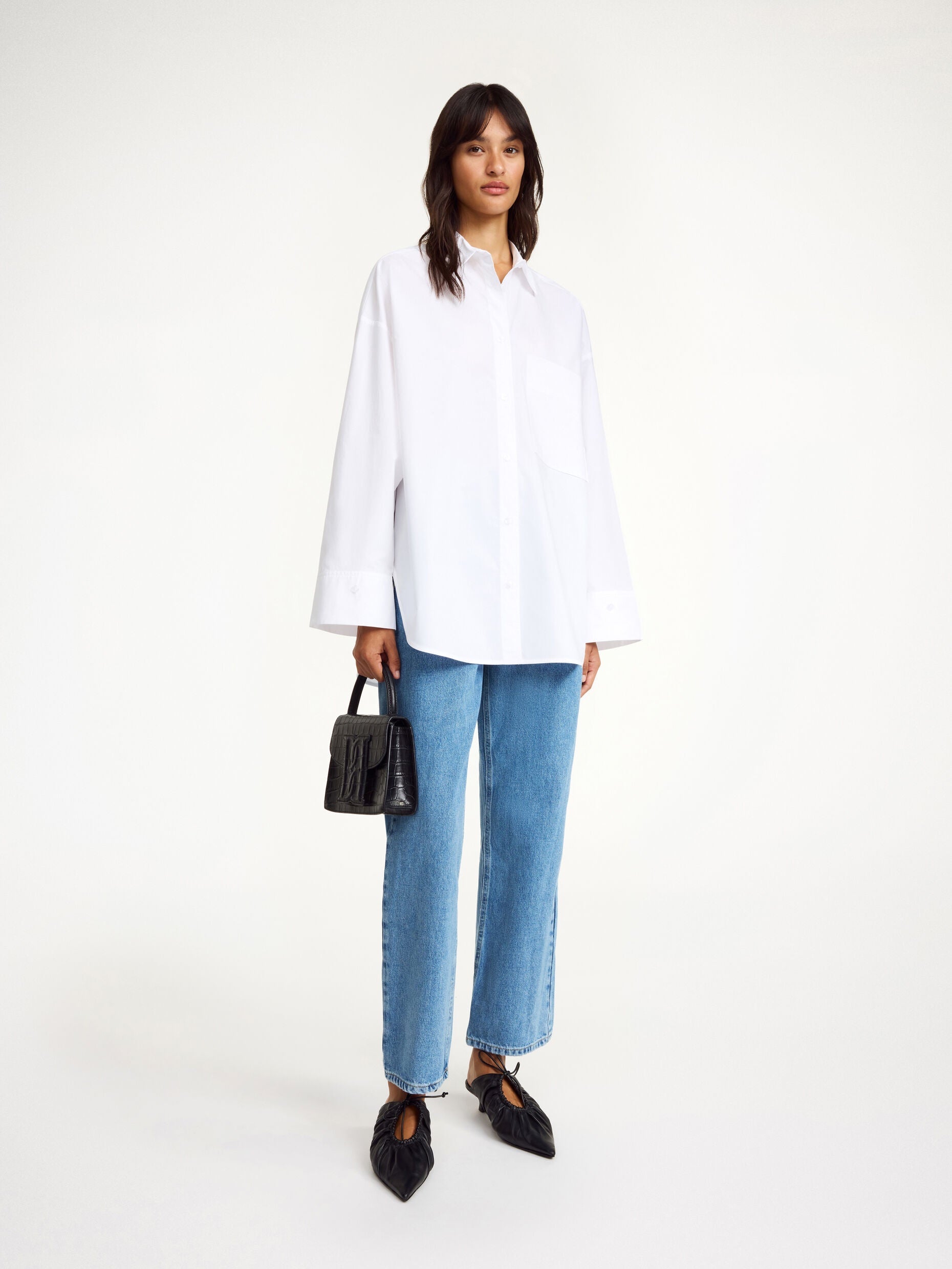 MAL White Buttondown Shirt