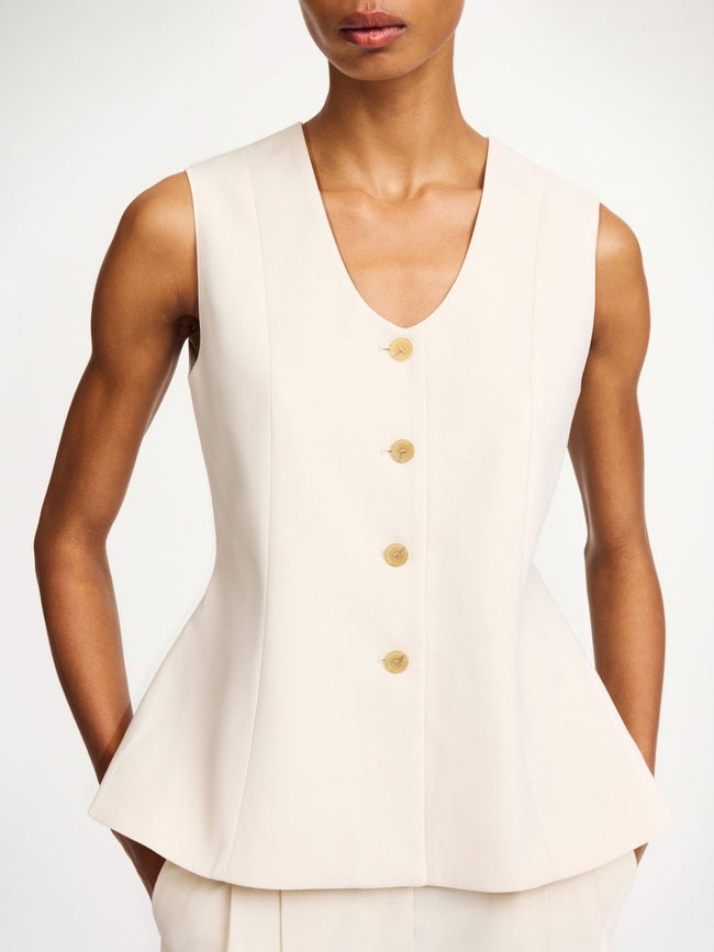 MAL Cream Vest