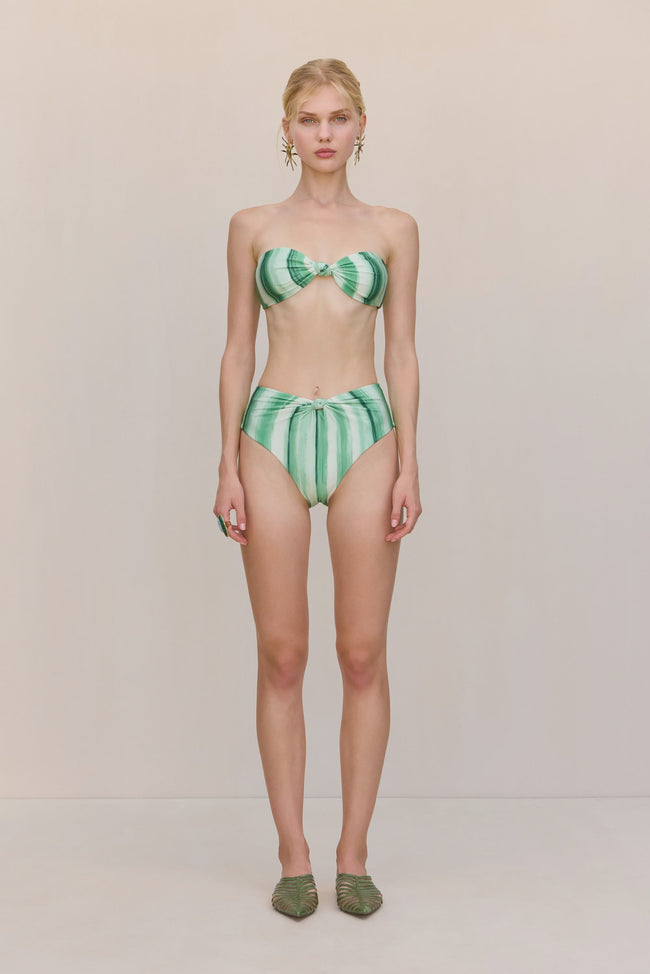 CUT Green Stripe Bikini