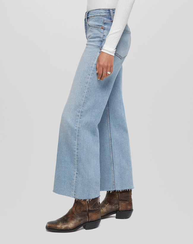 RED Mid Rise Wide Leg Jean