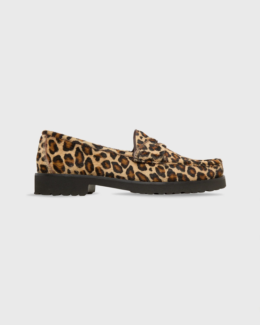 AM Leopard Loafer