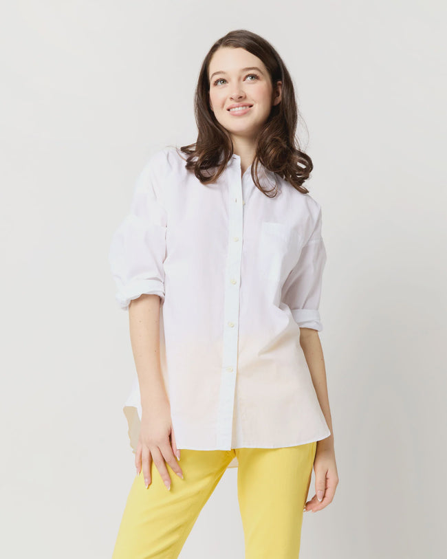 AM White Poplin Buttondown