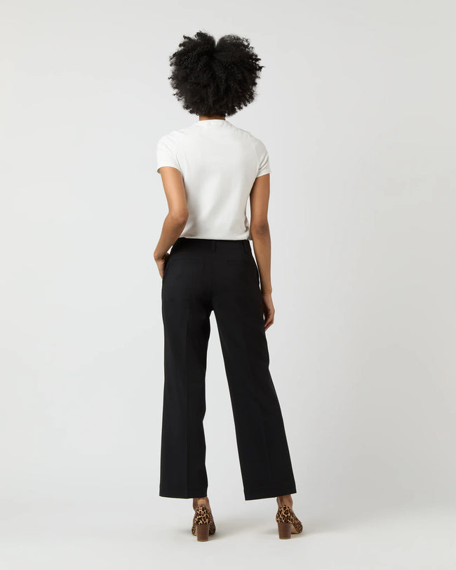 AM Black Cropped Trousers