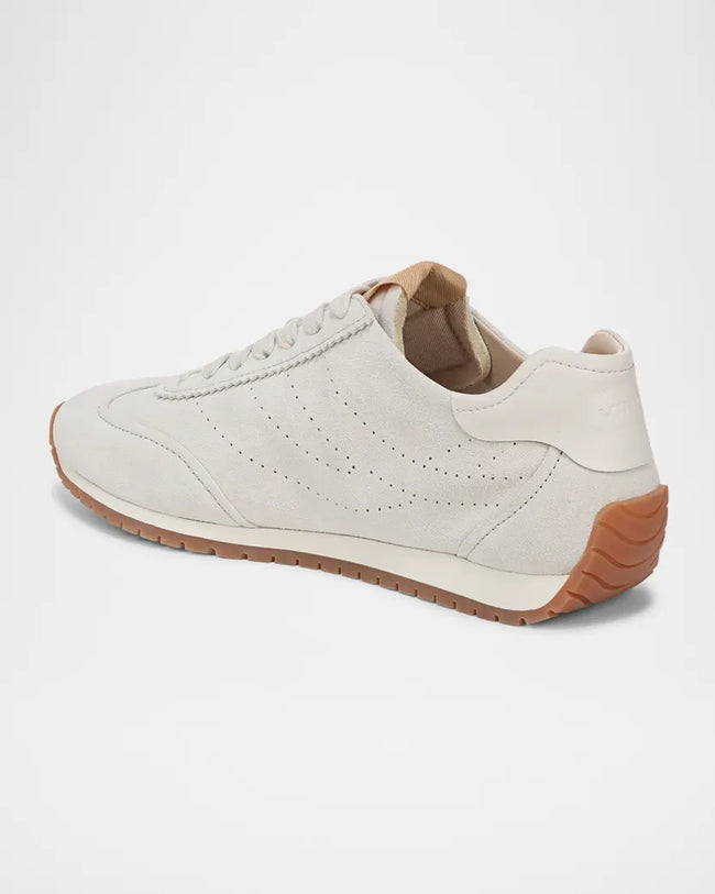 VIN White Suede Sneaker
