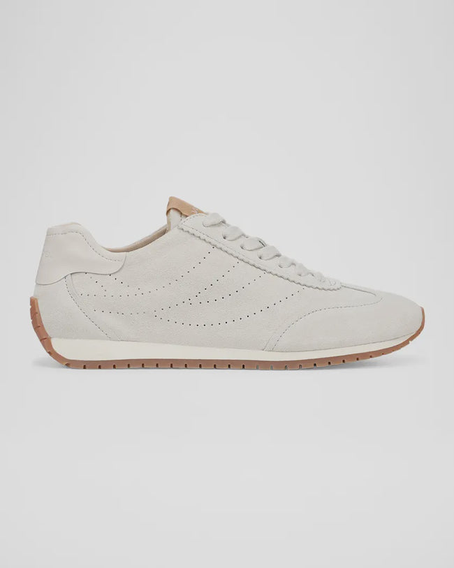 VIN White Suede Sneaker