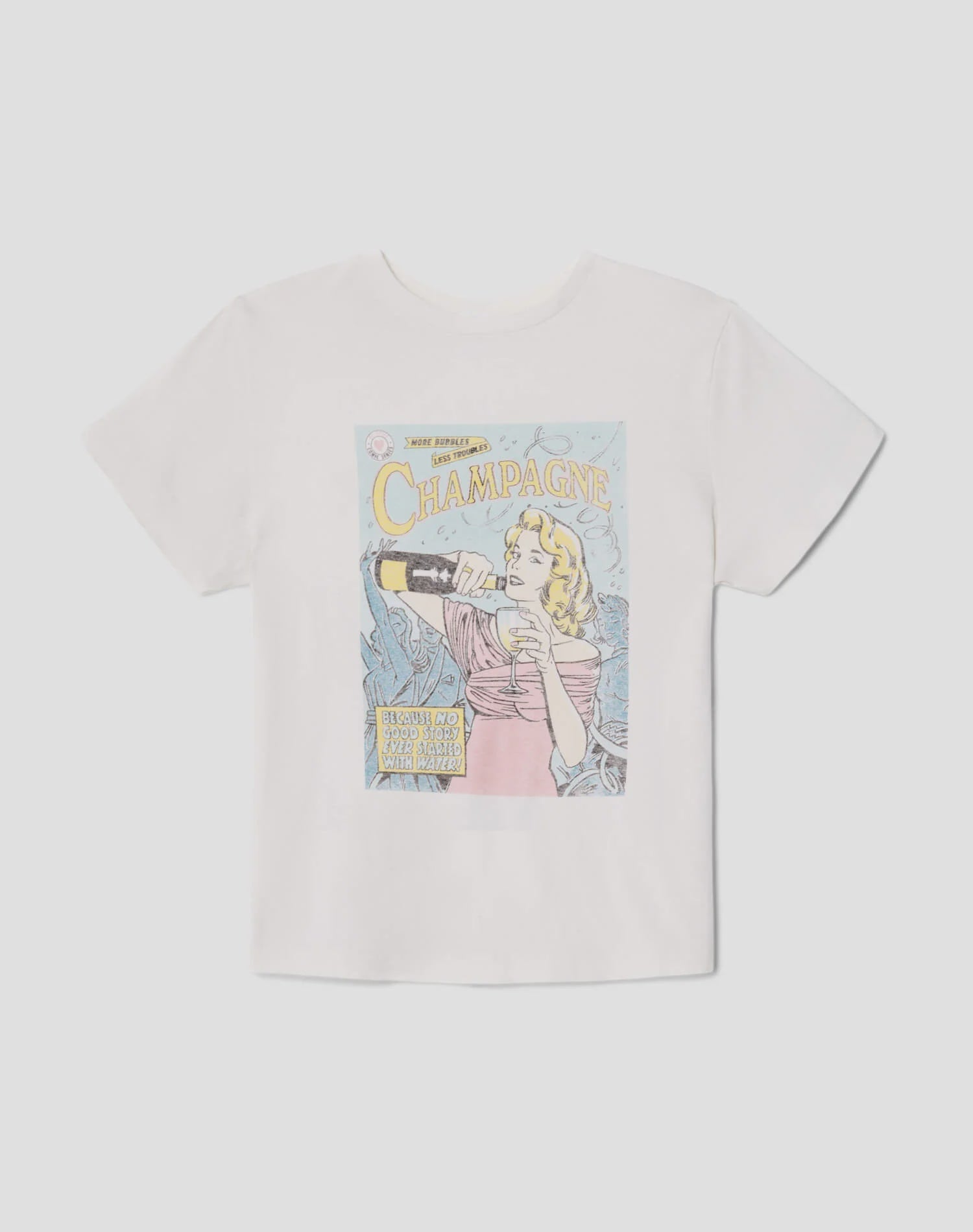 RED Bubbles Vintage Tee