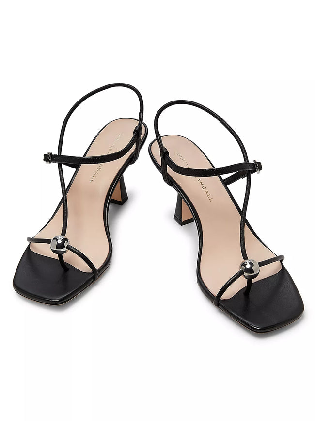 LOF Black Heeled Sandal