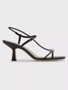 LOF Black Heeled Sandal