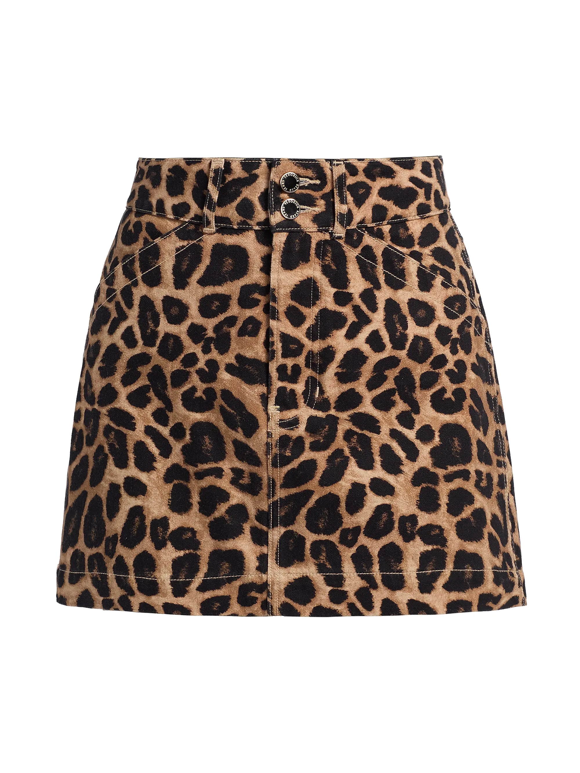 VER Leopard Mini Skirt