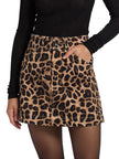 VER Leopard Mini Skirt