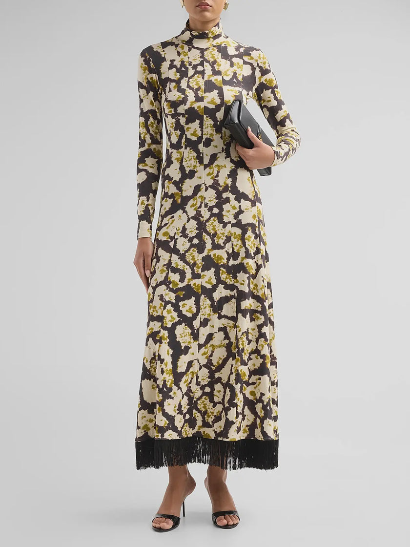 CC Fringe Midi Dress