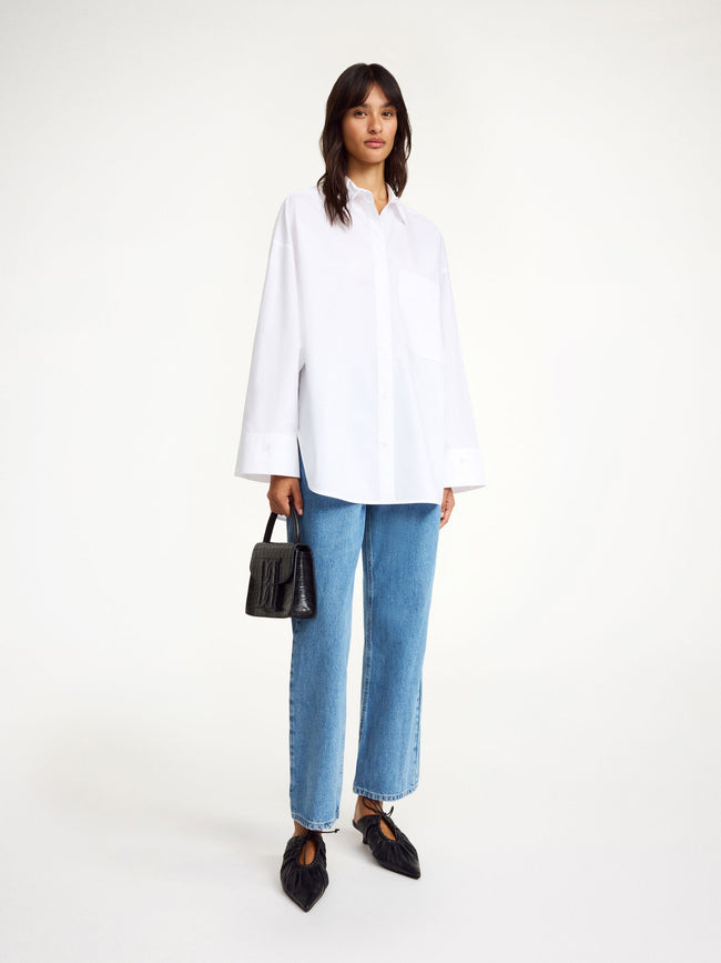 MAL White Buttondown Shirt