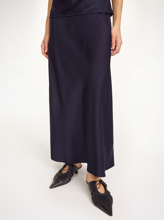 MAL Navy Slip Skirt