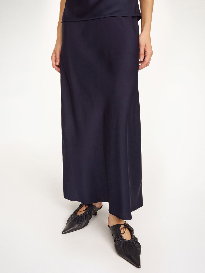 MAL Navy Slip Skirt