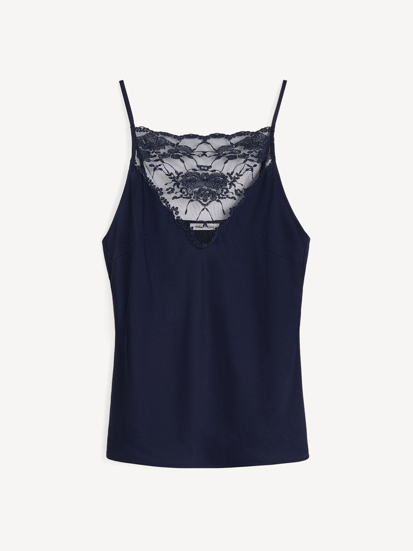 MAL Navy Lace Camisole