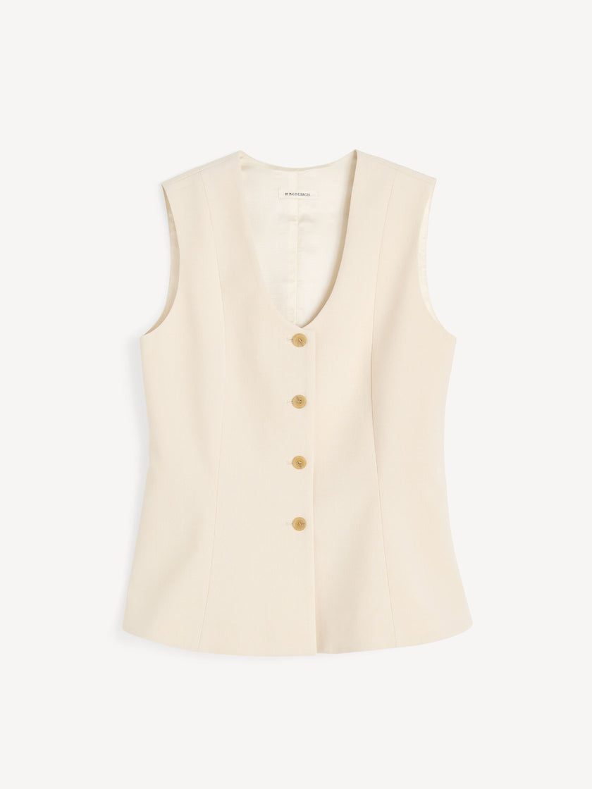 MAL Cream Vest