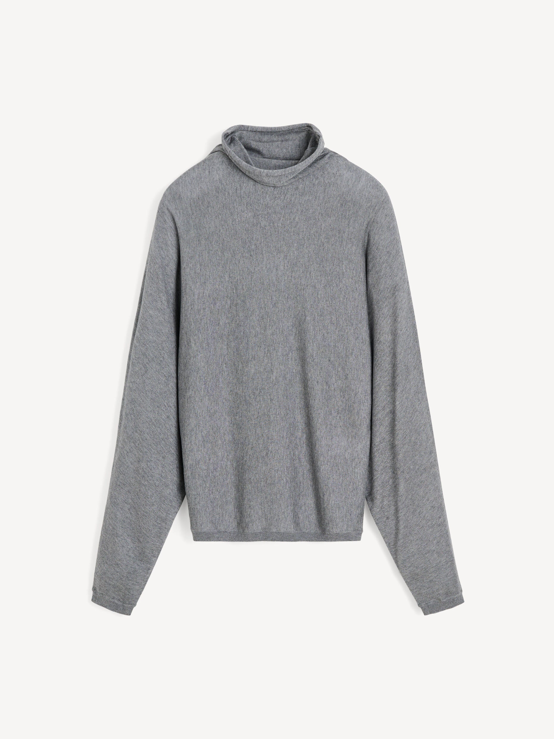 MAL Wool Silk Turtleneck Top