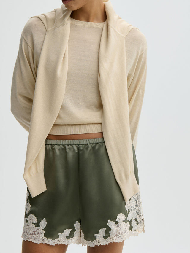 MAL Lace Satin Shorts