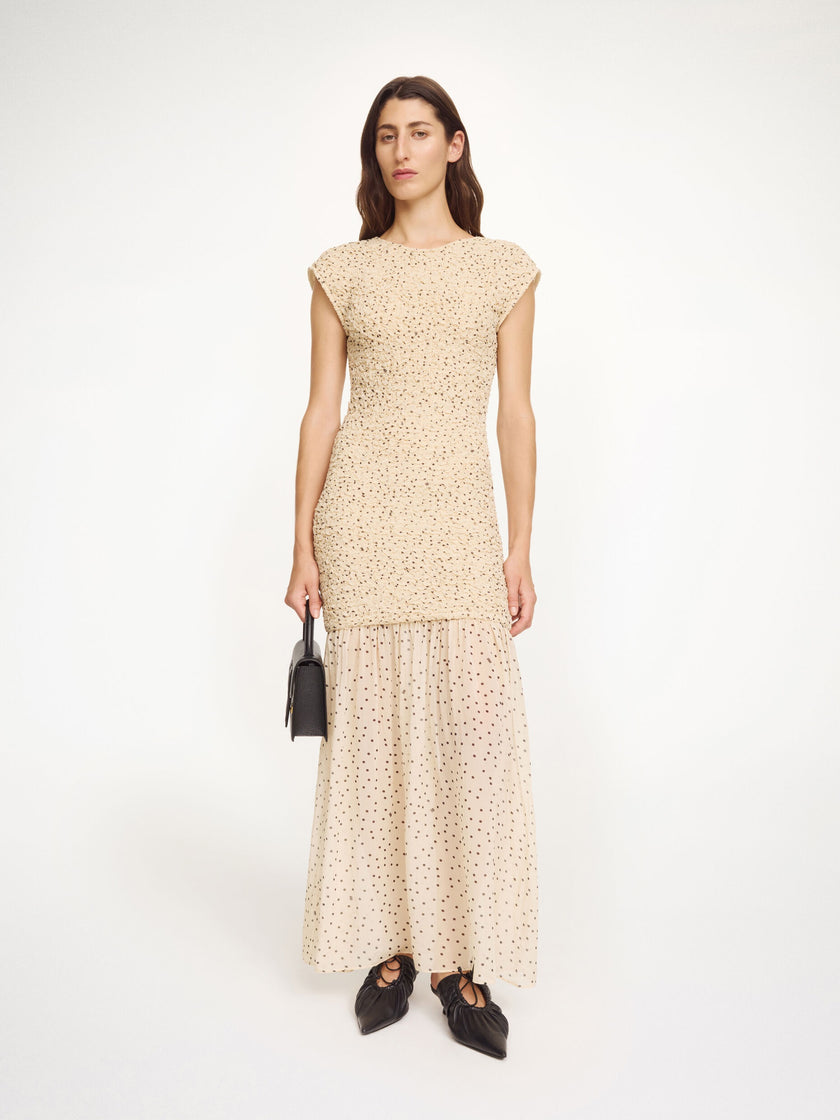 MAL Smocked Maxi Dress