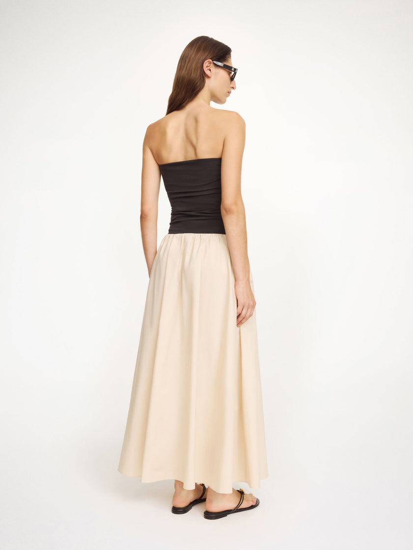 MAL Two Tone Strapless Dress