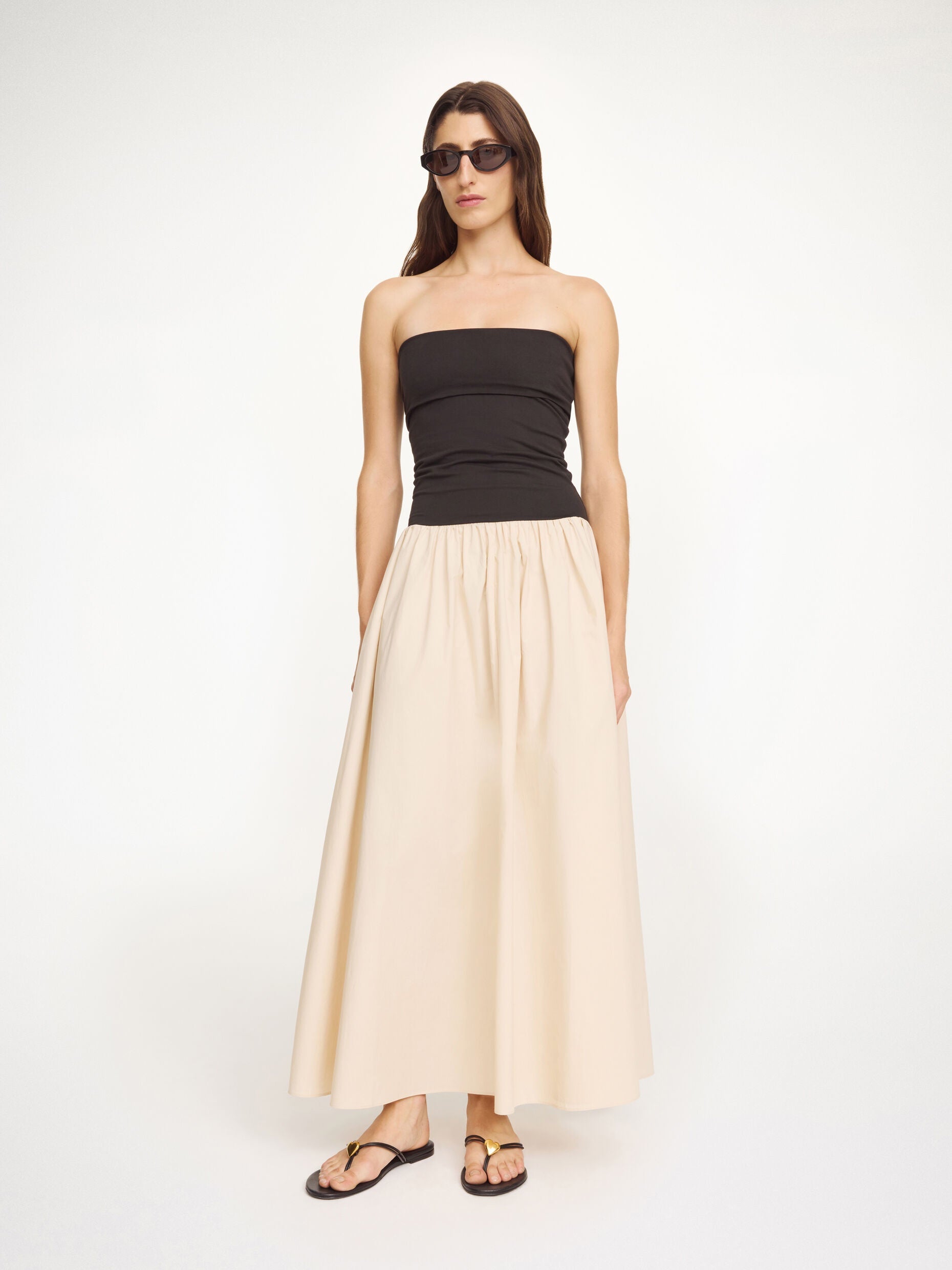 MAL Two Tone Strapless Dress