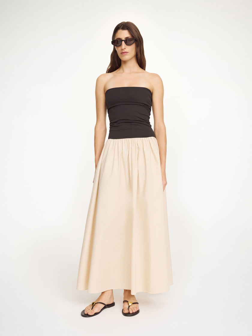 MAL Two Tone Strapless Dress
