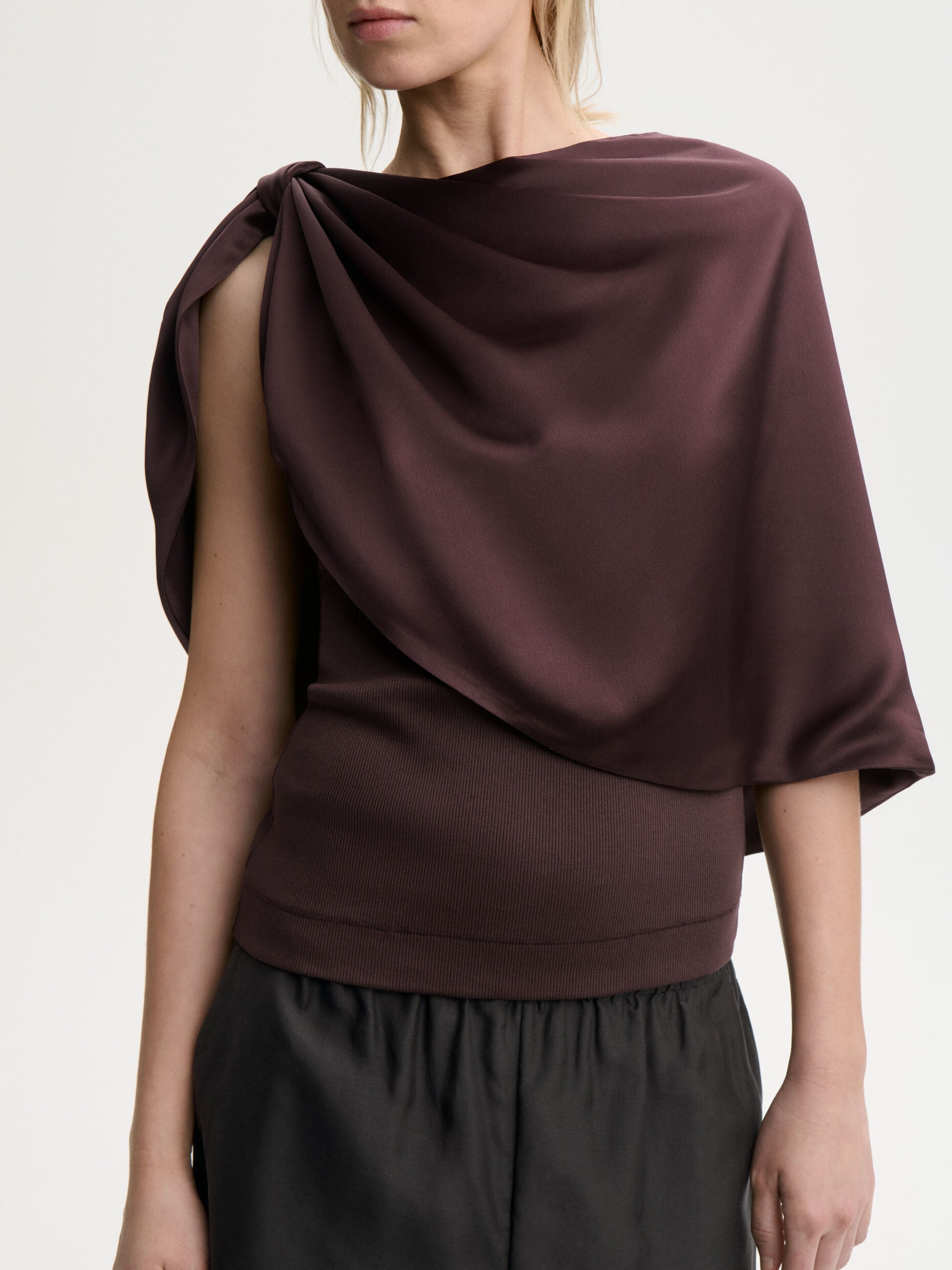 MAL Purple Twist Cape