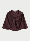 MAL Purple Twist Cape