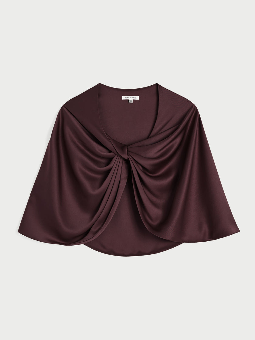 MAL Purple Twist Cape