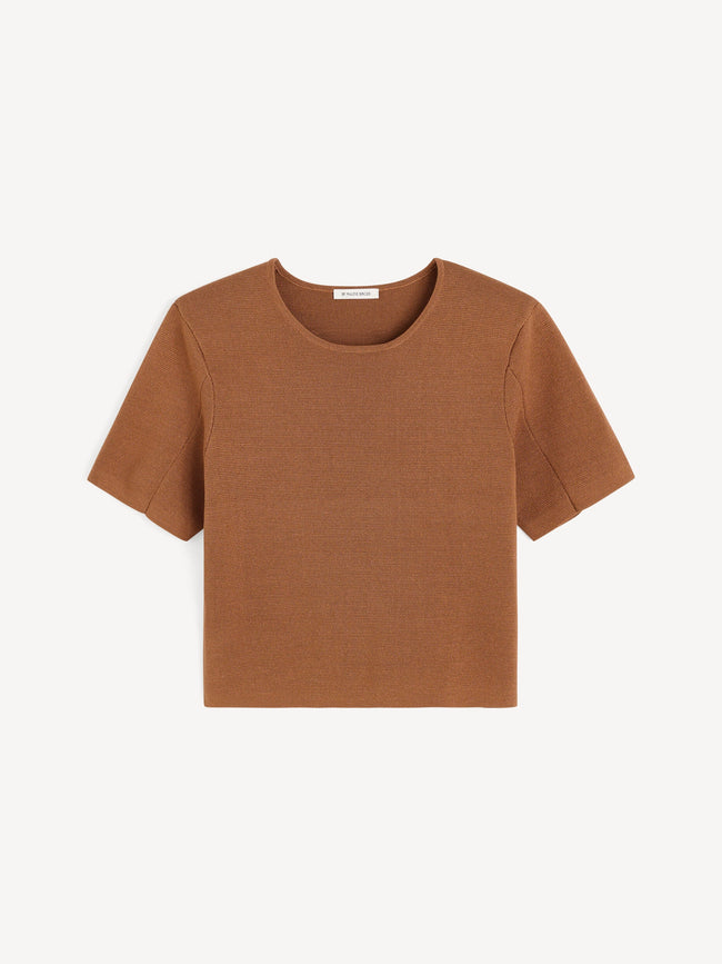 MAL Knit Structured Tee