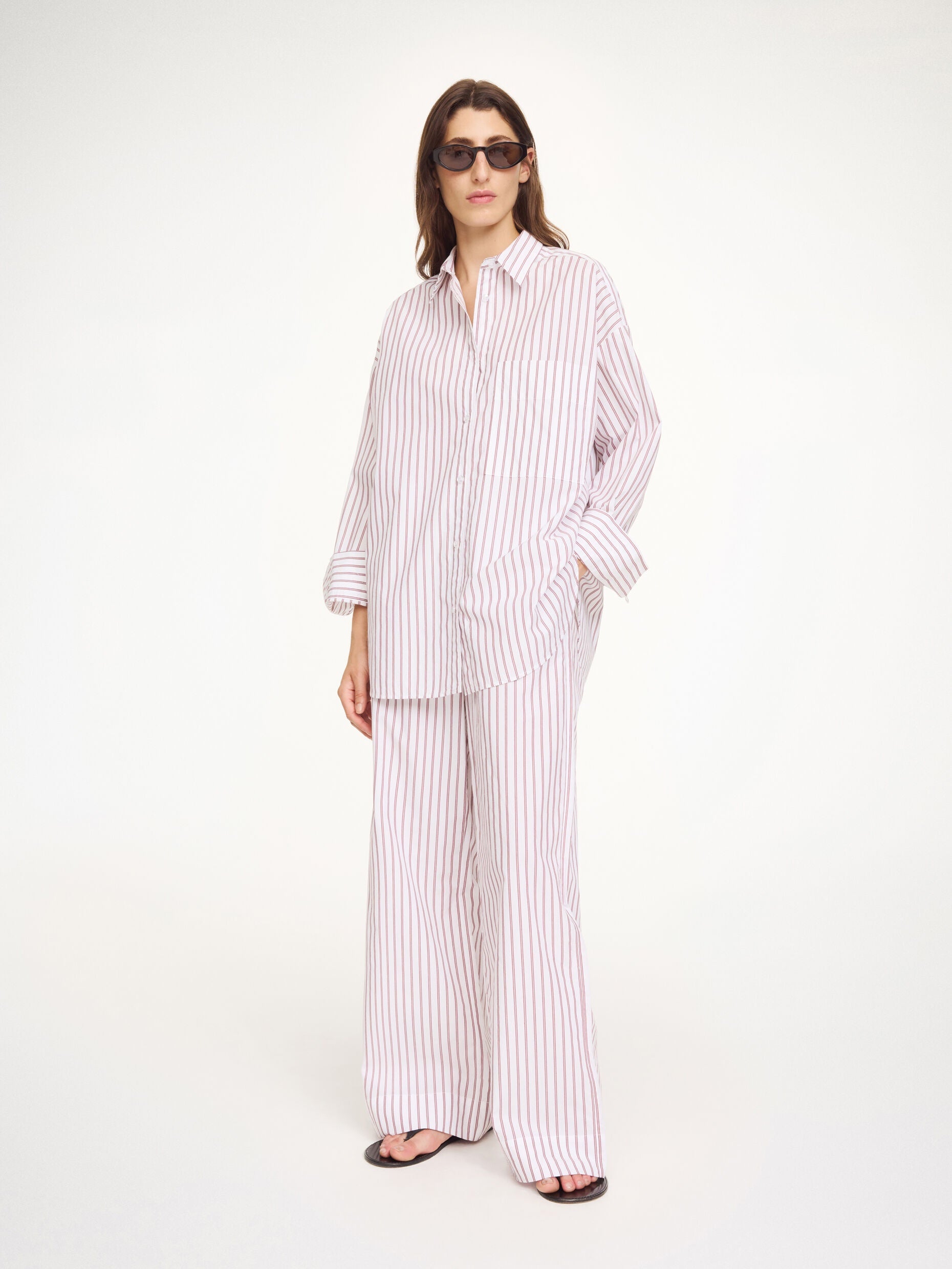 MAL Striped Poplin Pants