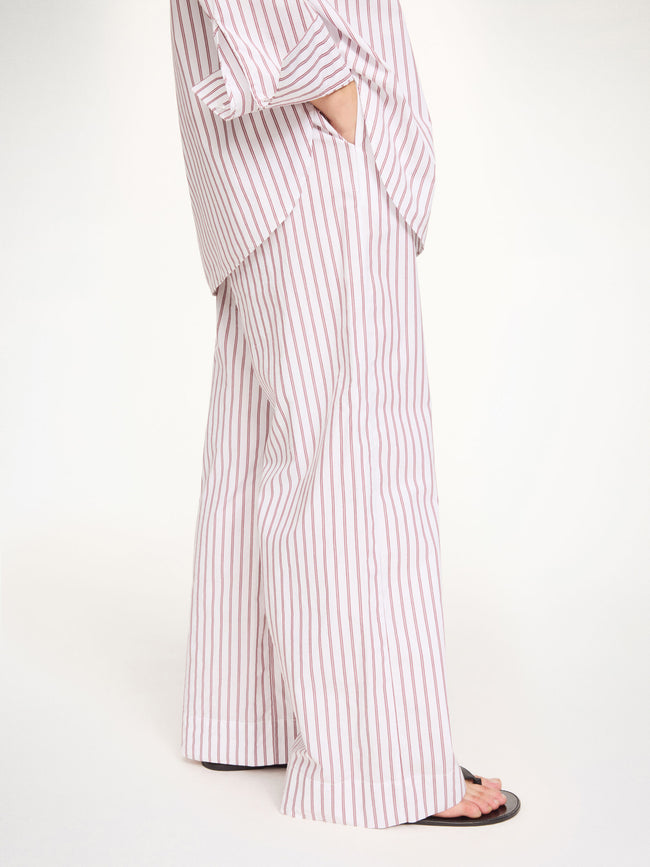MAL Striped Poplin Pants