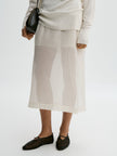 MAL Organza Midi Skirt