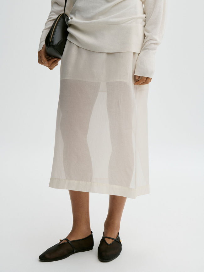 MAL Organza Midi Skirt