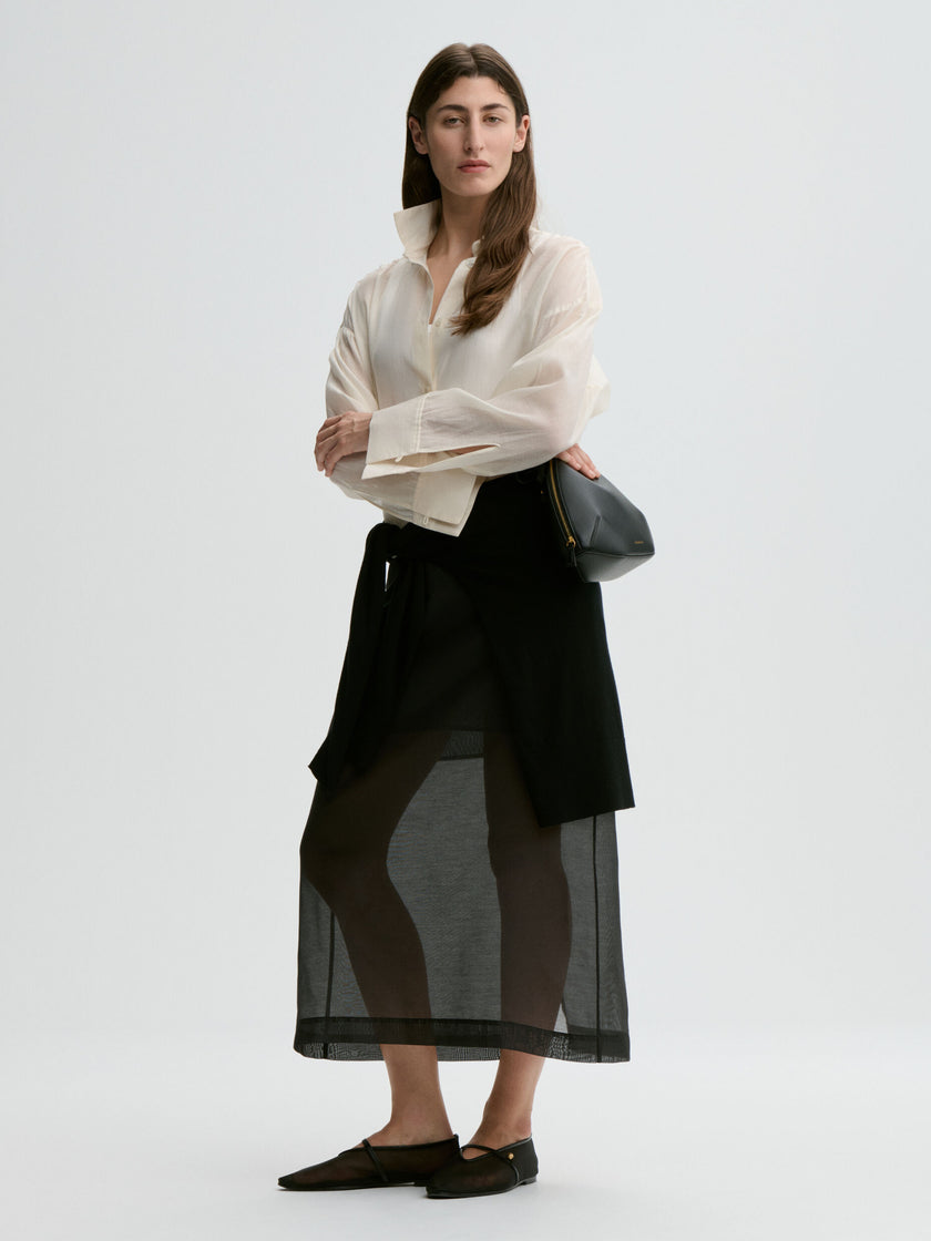MAL Organza Buttondown Shirt