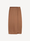 MAL Satin Midi Skirt