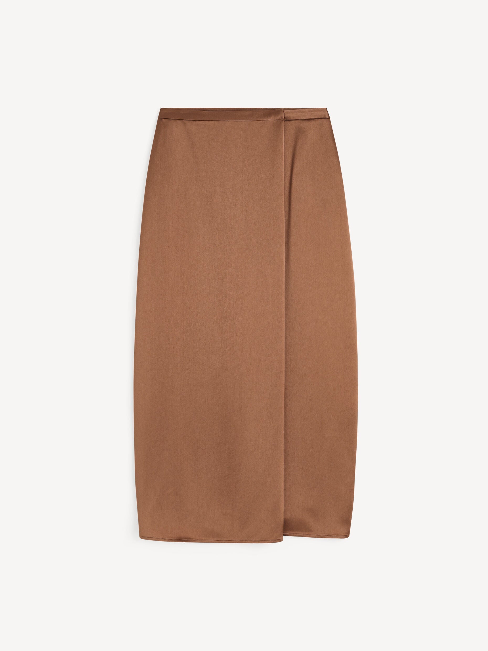 MAL Satin Midi Skirt