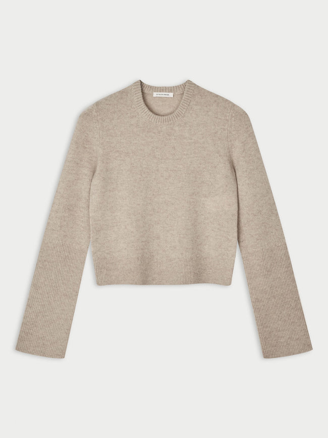 MAL Cropped Crewneck Sweater
