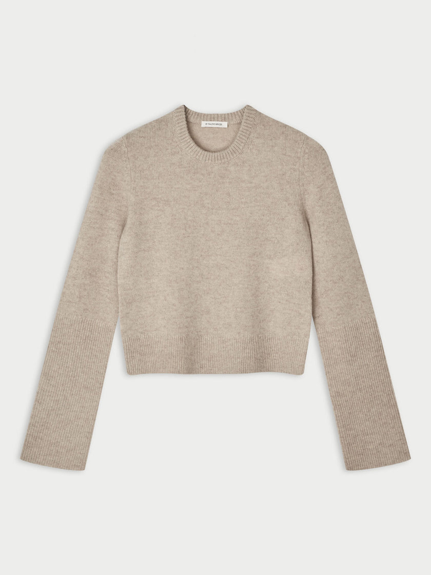 MAL Cropped Crewneck Sweater