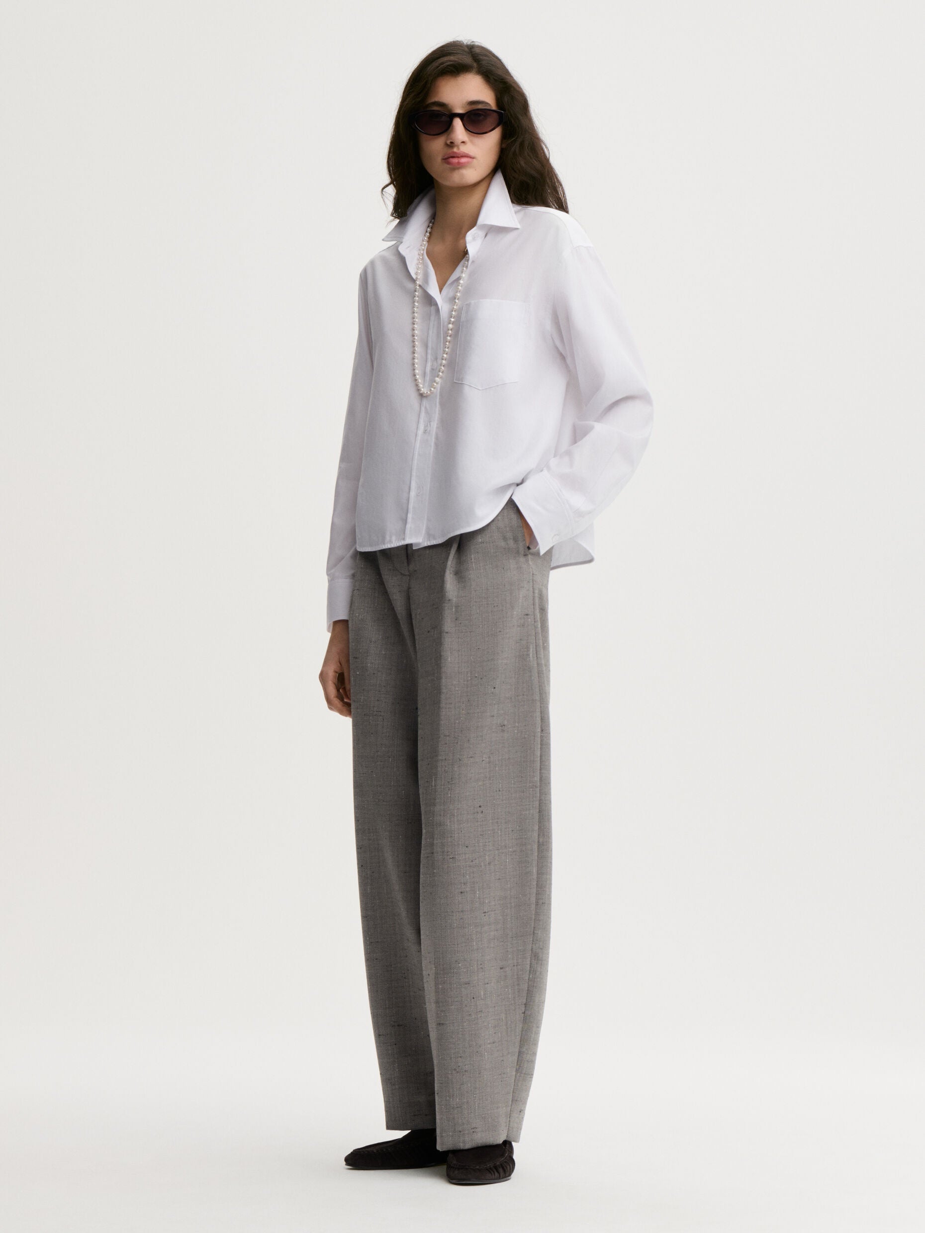 MAL Cropped Button Down