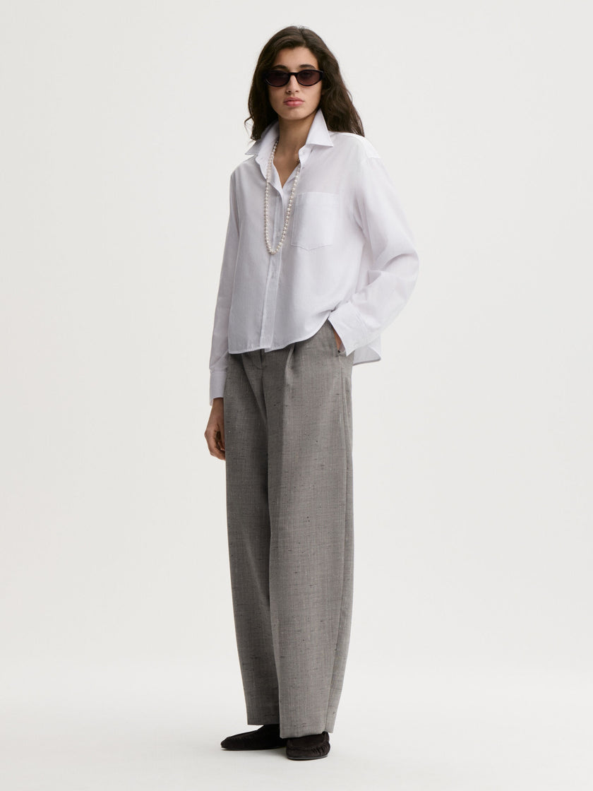 MAL Cropped Button Down