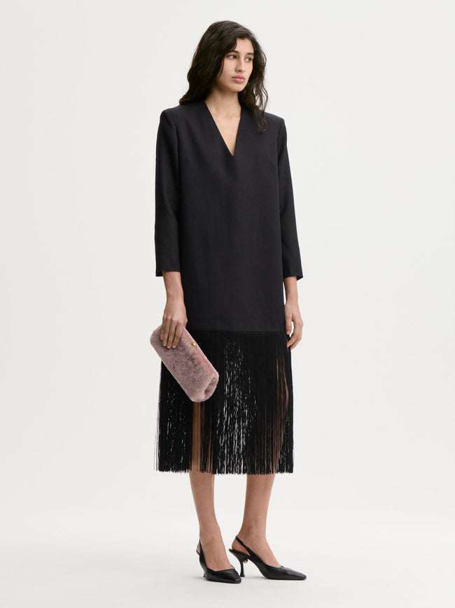 MAL Straight Fringe Dress