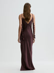 MAL Satin Maxi Dress