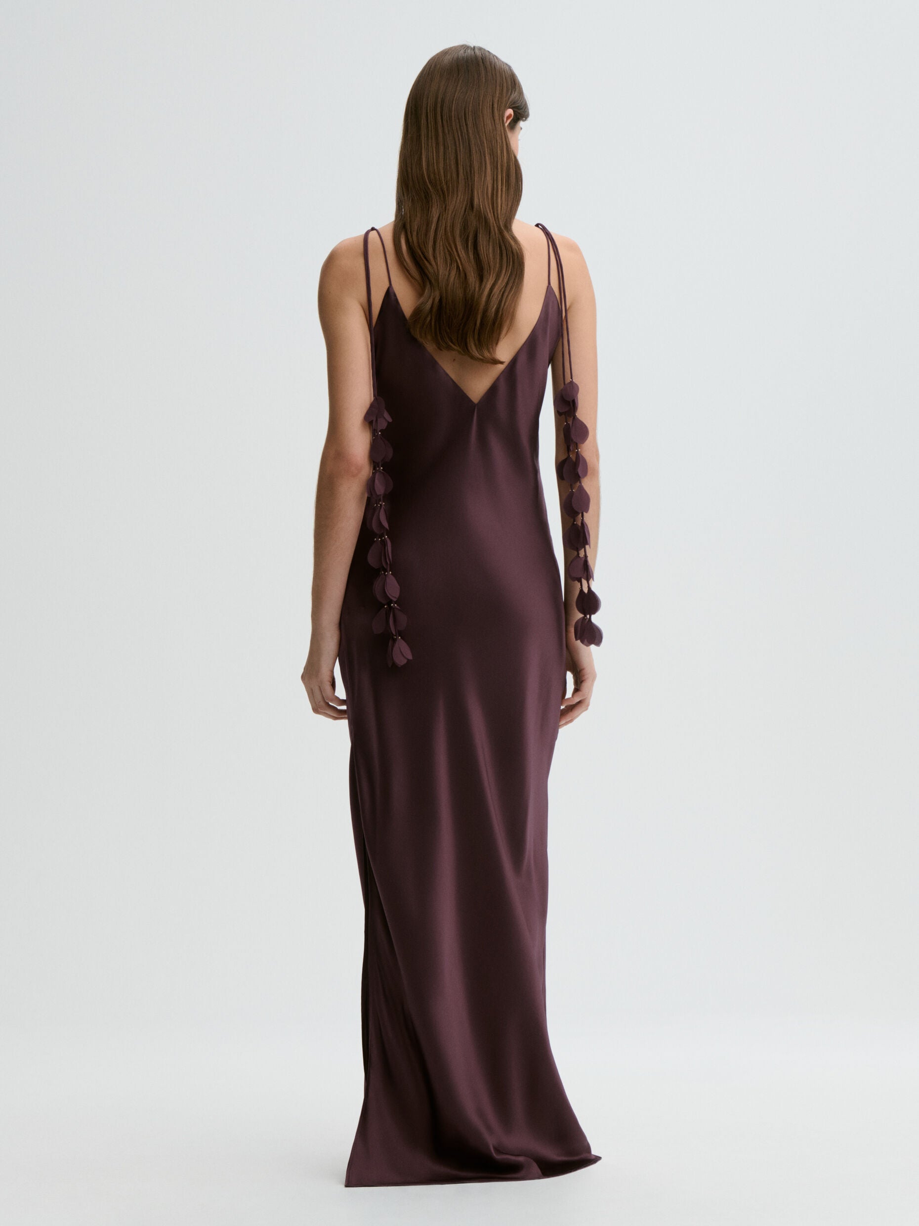 MAL Satin Maxi Dress
