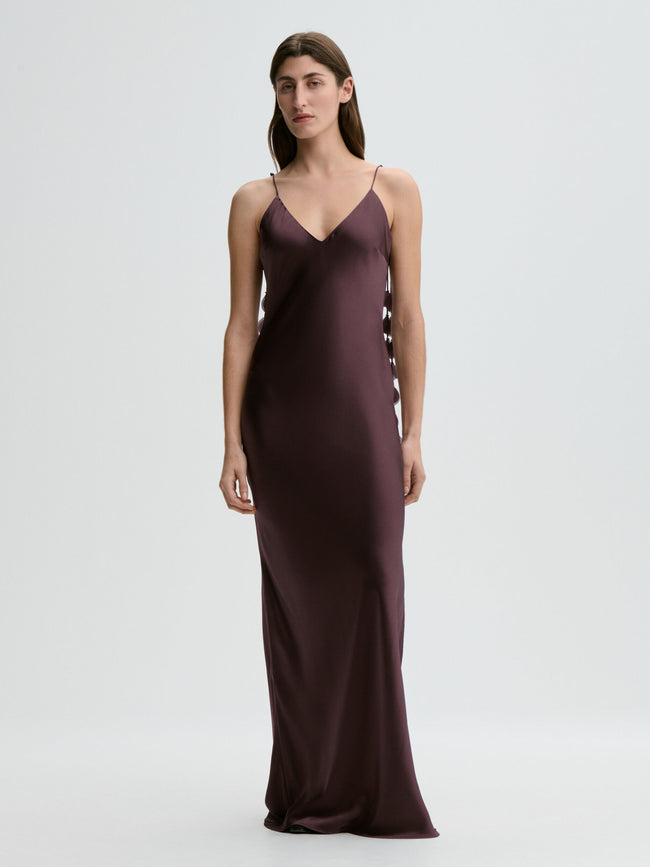 MAL Satin Maxi Dress
