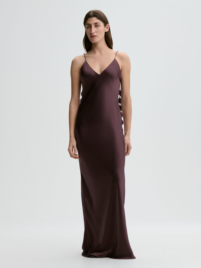 MAL Satin Maxi Dress