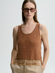 MAL Beaded Knit Tank