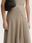 MAL Cableknit Wool Cape