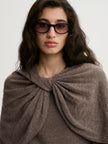 MAL Twisted Wool Cape