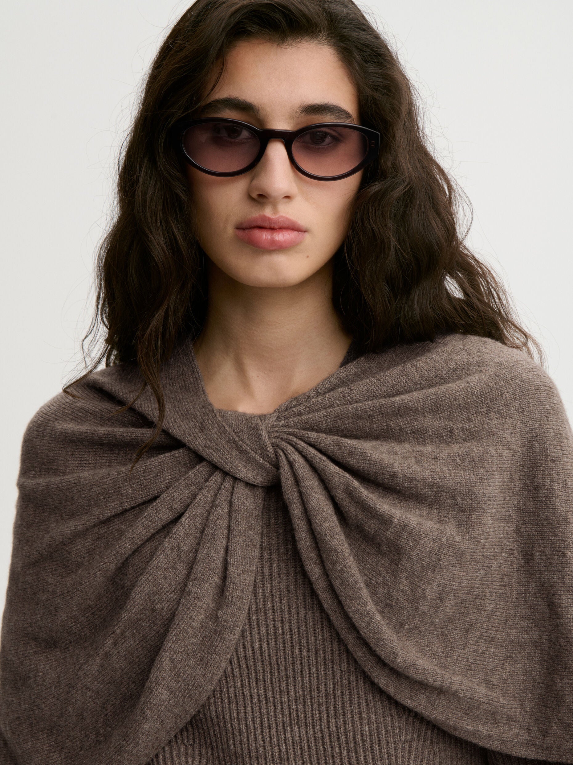 MAL Twisted Wool Cape